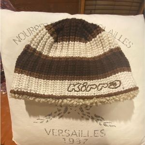 Vintage Kirra woven & Sherpa beanie